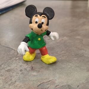 Classic Mouse Toy Figure - Green Shirt, Red Pants, Yellow Shoes
